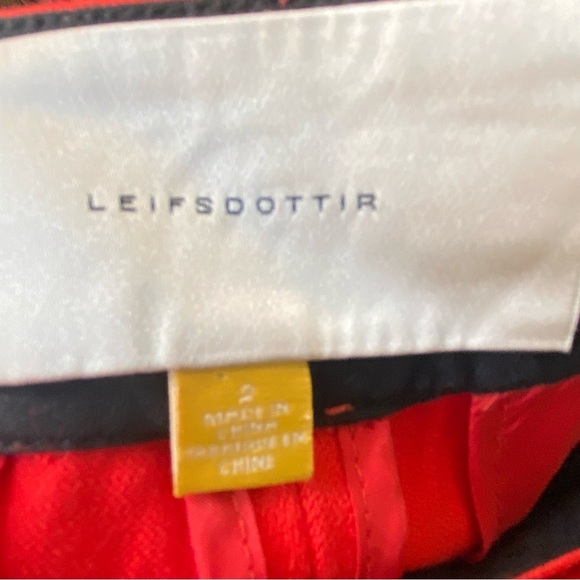 Anthropologie Leifsdottir Pop Slims  Straight Leg Ankle Career Trouser Pant SZ 2 - Picture 11 of 15